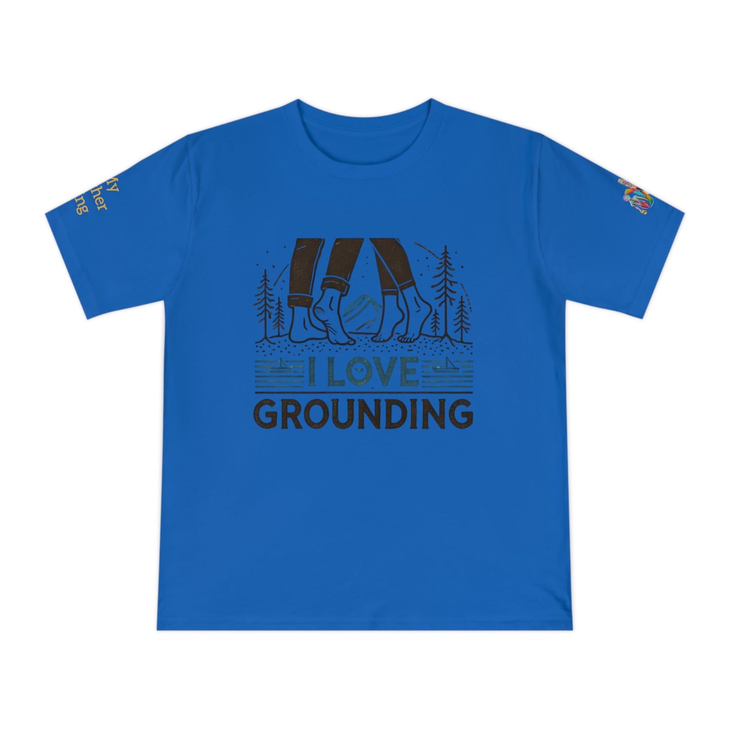 'I Love Grounding' (MHB EDITION)_100% Organic Cotton T-Shirt - My Higher Being