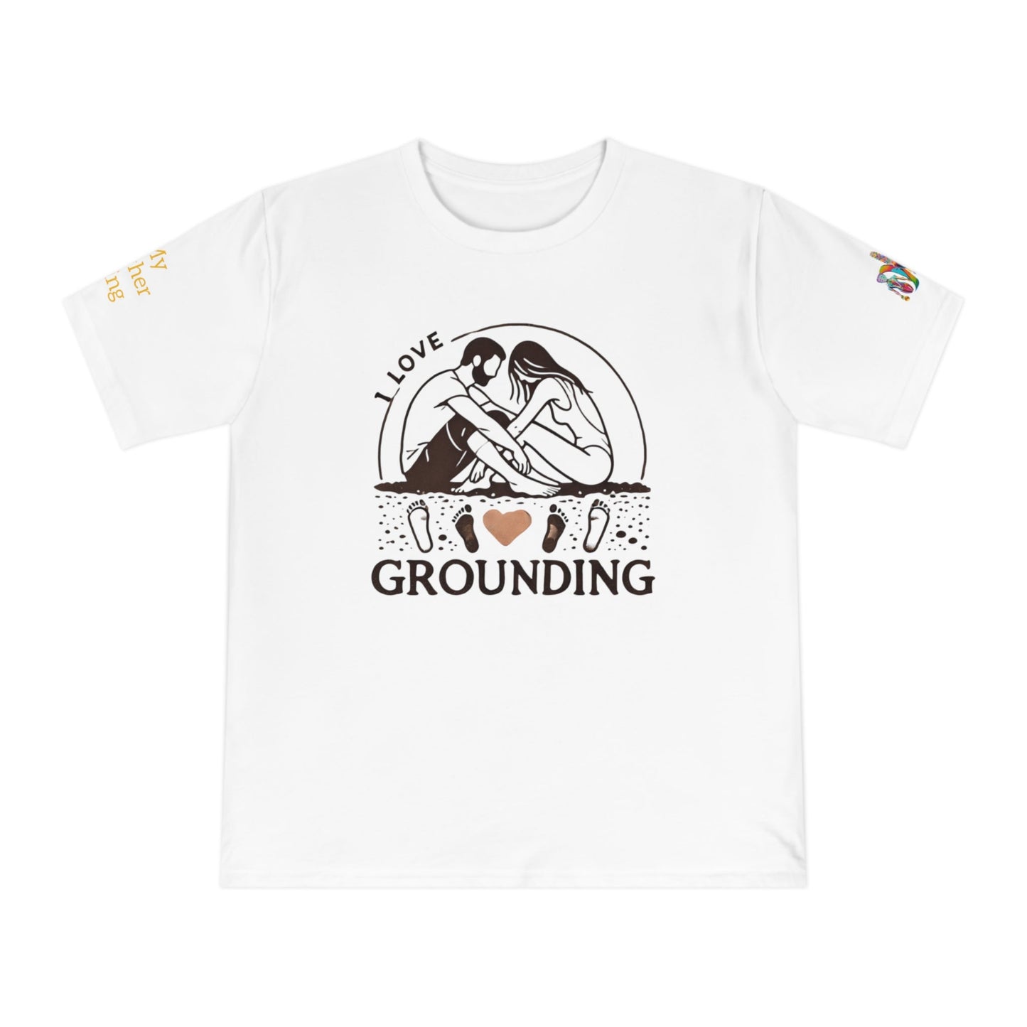 'I Love Grounding' (MHB EDITION)_100% Organic Cotton T-Shirt - My Higher Being