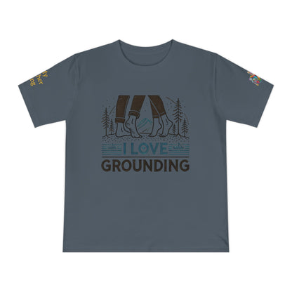 'I Love Grounding' (MHB EDITION)_100% Organic Cotton T-Shirt - My Higher Being