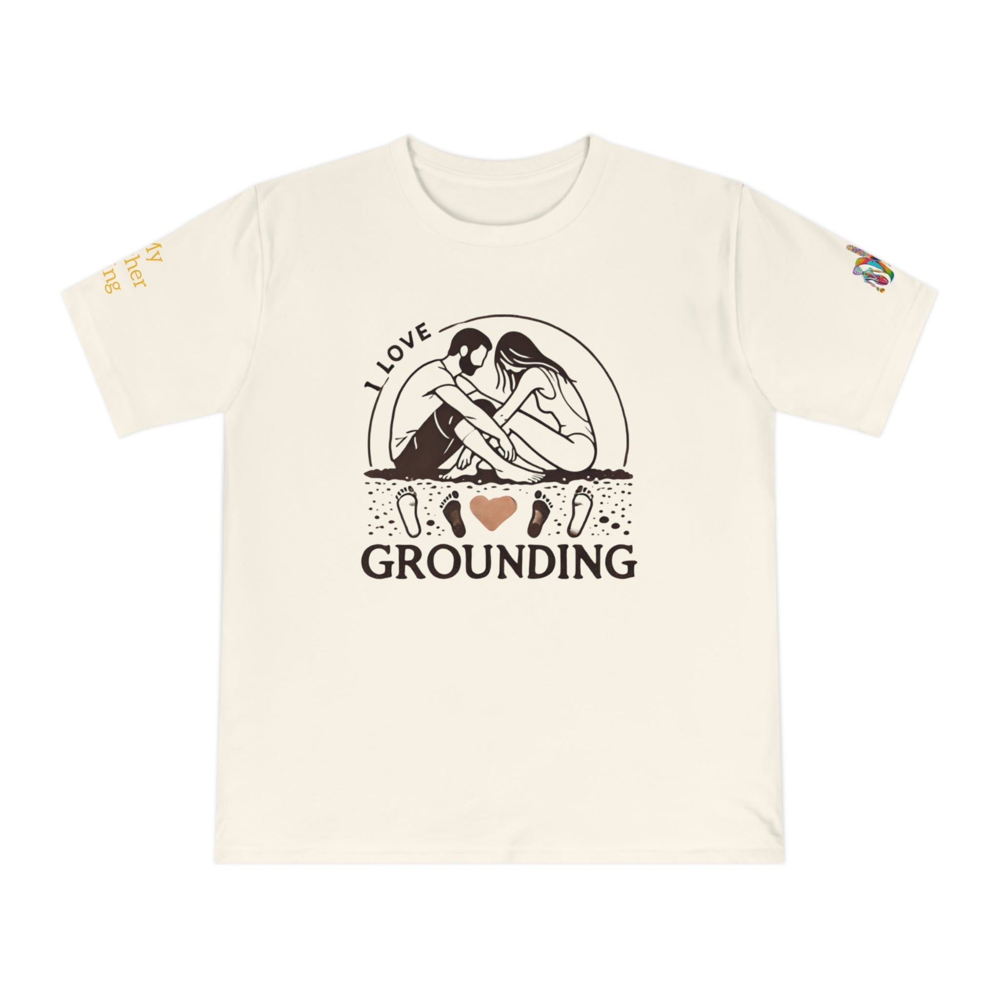 'I Love Grounding' (MHB EDITION)_100% Organic Cotton T-Shirt - My Higher Being