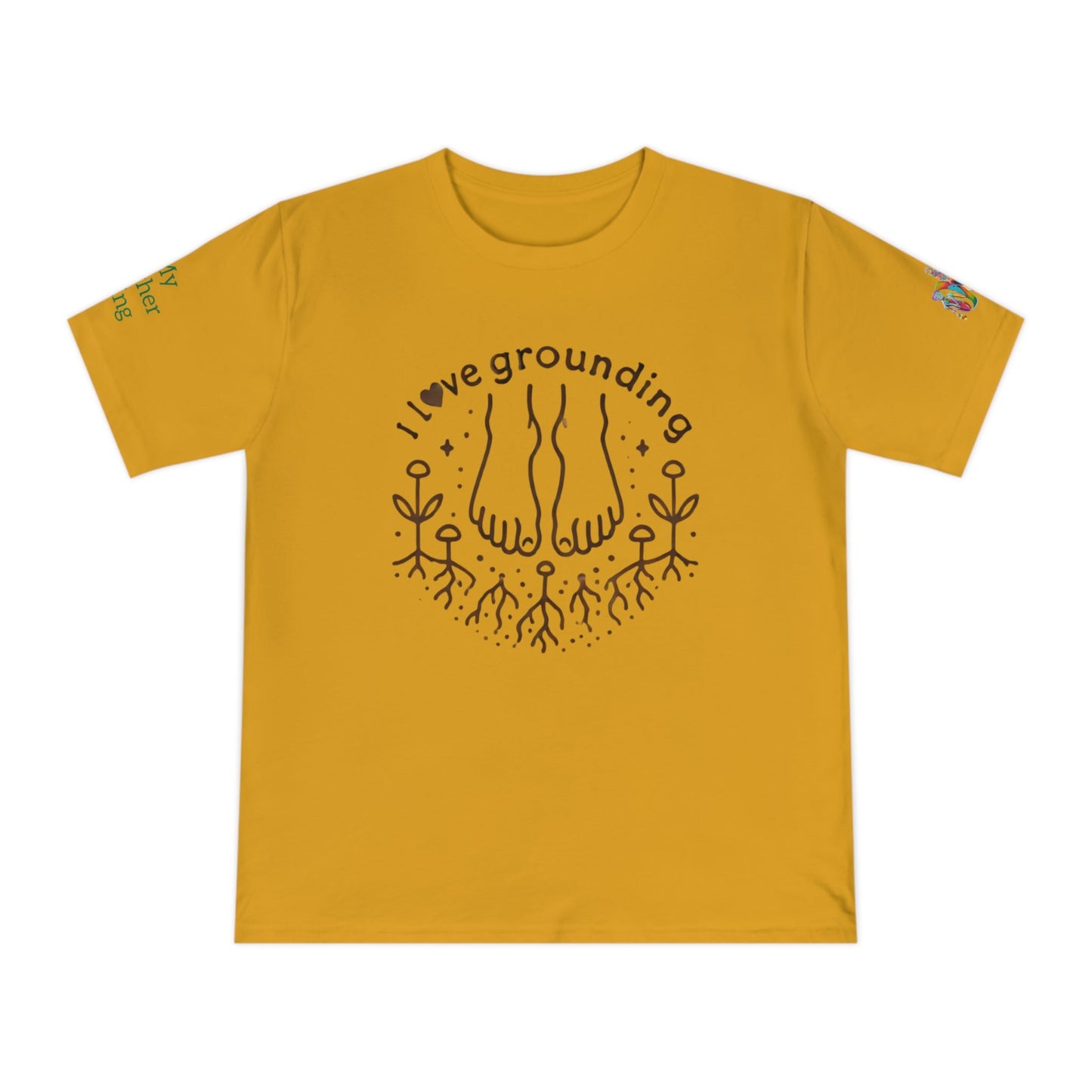 'I Love Grounding' (MHB EDITION)_100% Organic Cotton T-Shirt - My Higher Being