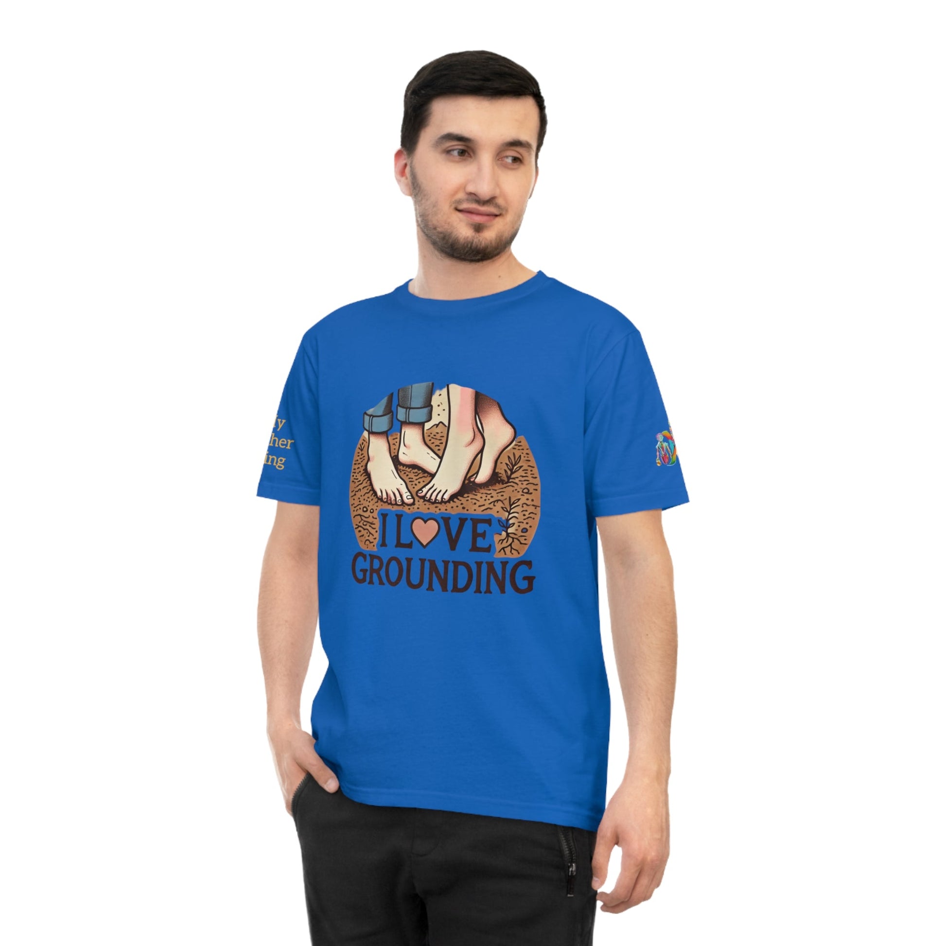 'I Love Grounding' (MHB EDITION)_100% Organic Cotton T-Shirt - My Higher Being