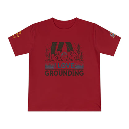 'I Love Grounding' (MHB EDITION)_100% Organic Cotton T-Shirt - My Higher Being