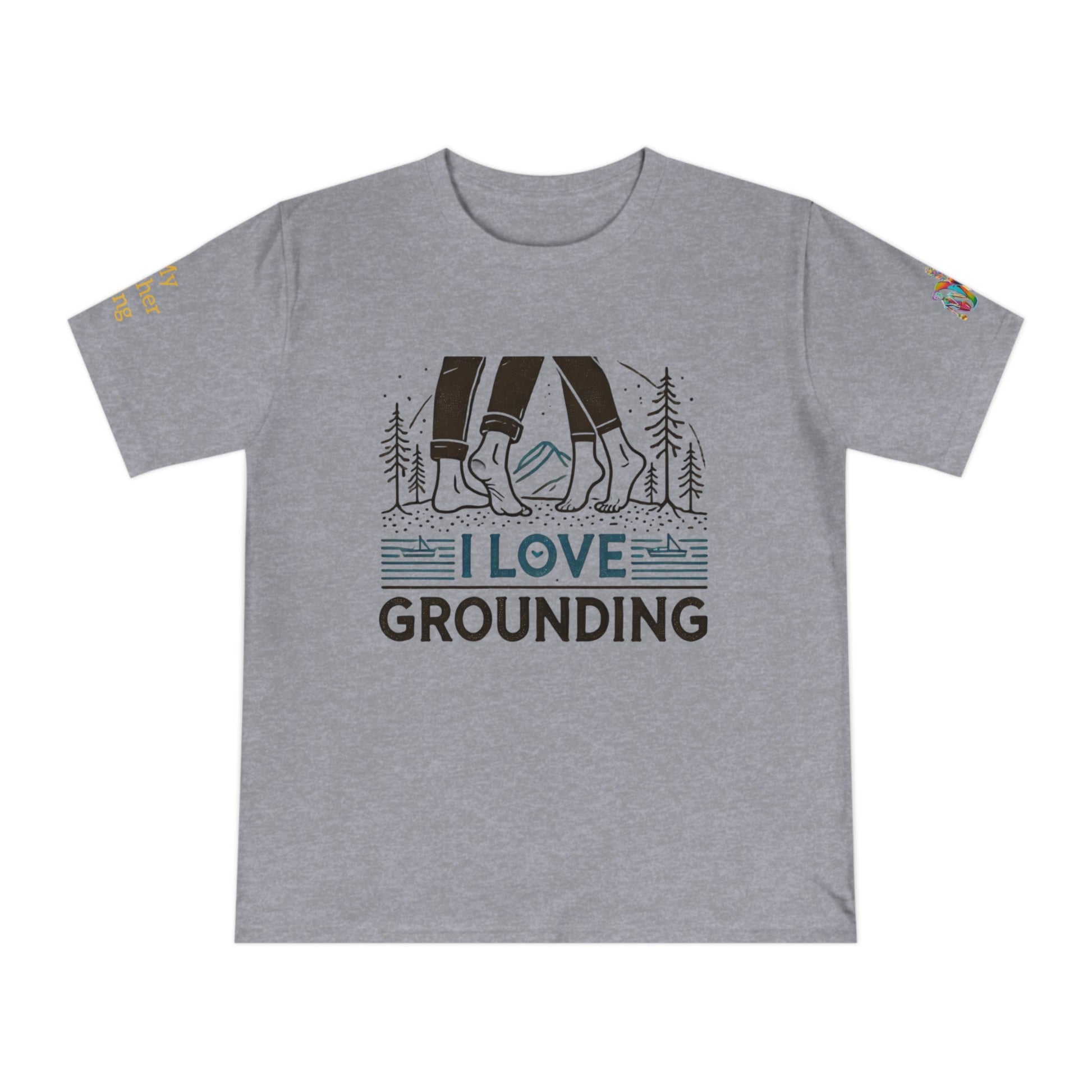 'I Love Grounding' (MHB EDITION)_100% Organic Cotton T-Shirt - My Higher Being