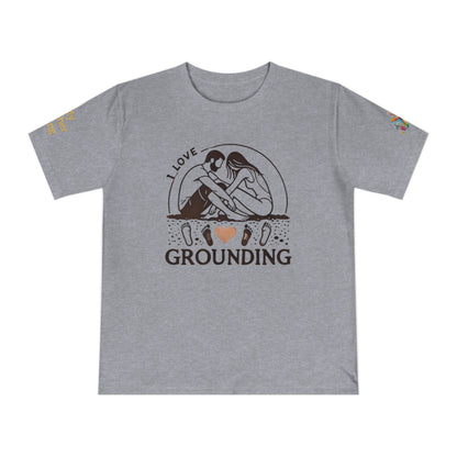 'I Love Grounding' (MHB EDITION)_100% Organic Cotton T-Shirt - My Higher Being