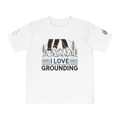 'I Love Grounding' (MHB EDITION)_100% Organic Cotton T-Shirt - My Higher Being