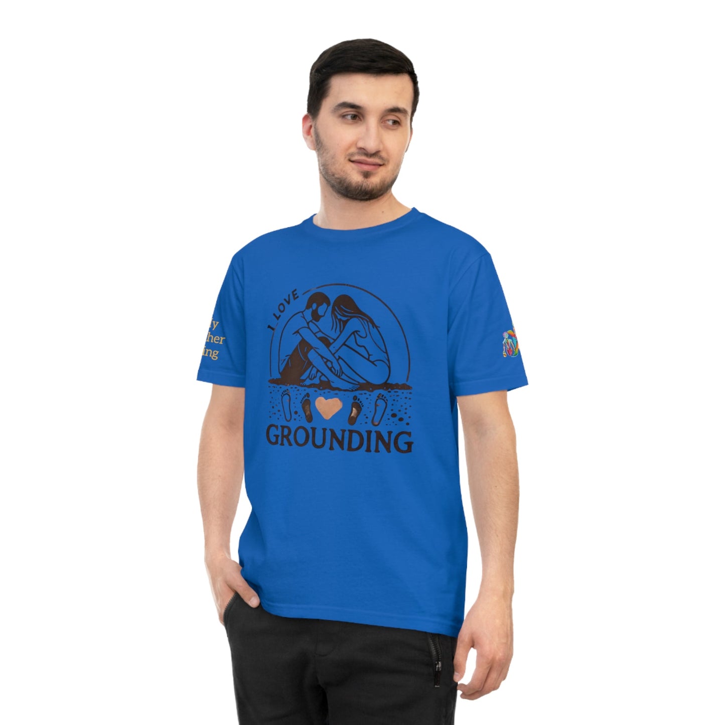 'I Love Grounding' (MHB EDITION)_100% Organic Cotton T-Shirt - My Higher Being