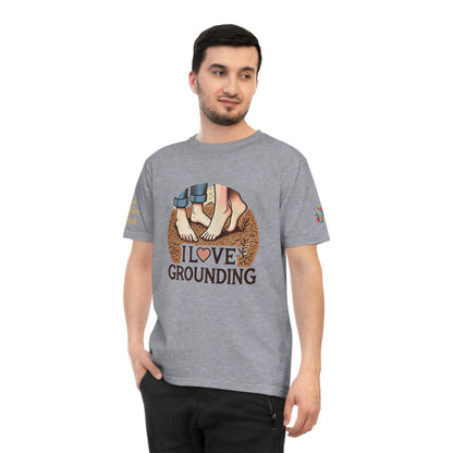 'I Love Grounding' (MHB EDITION)_100% Organic Cotton T-Shirt - My Higher Being