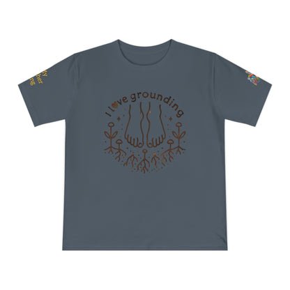 'I Love Grounding' (MHB EDITION)_100% Organic Cotton T-Shirt - My Higher Being