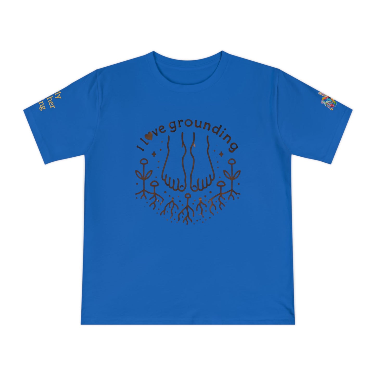 'I Love Grounding' (MHB EDITION)_100% Organic Cotton T-Shirt - My Higher Being