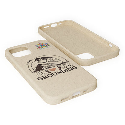 'I Love Grounding'_Plastic Free Biodegradable Phone Case (MHB Edition) - My Higher Being