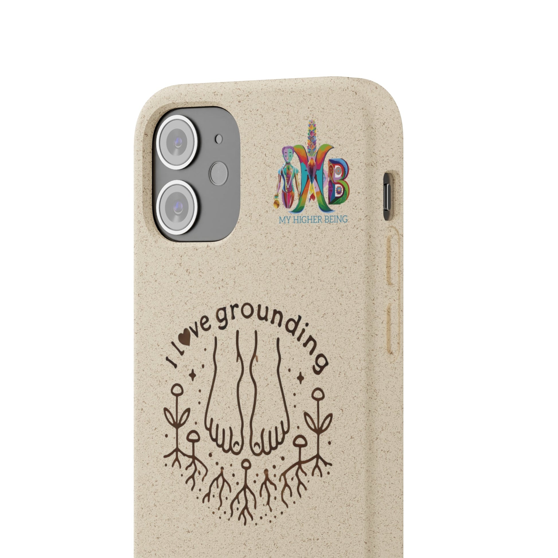 'I Love Grounding'_Plastic Free Biodegradable Phone Case (MHB Edition) - My Higher Being