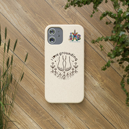 'I Love Grounding'_Plastic Free Biodegradable Phone Case (MHB Edition) - My Higher Being