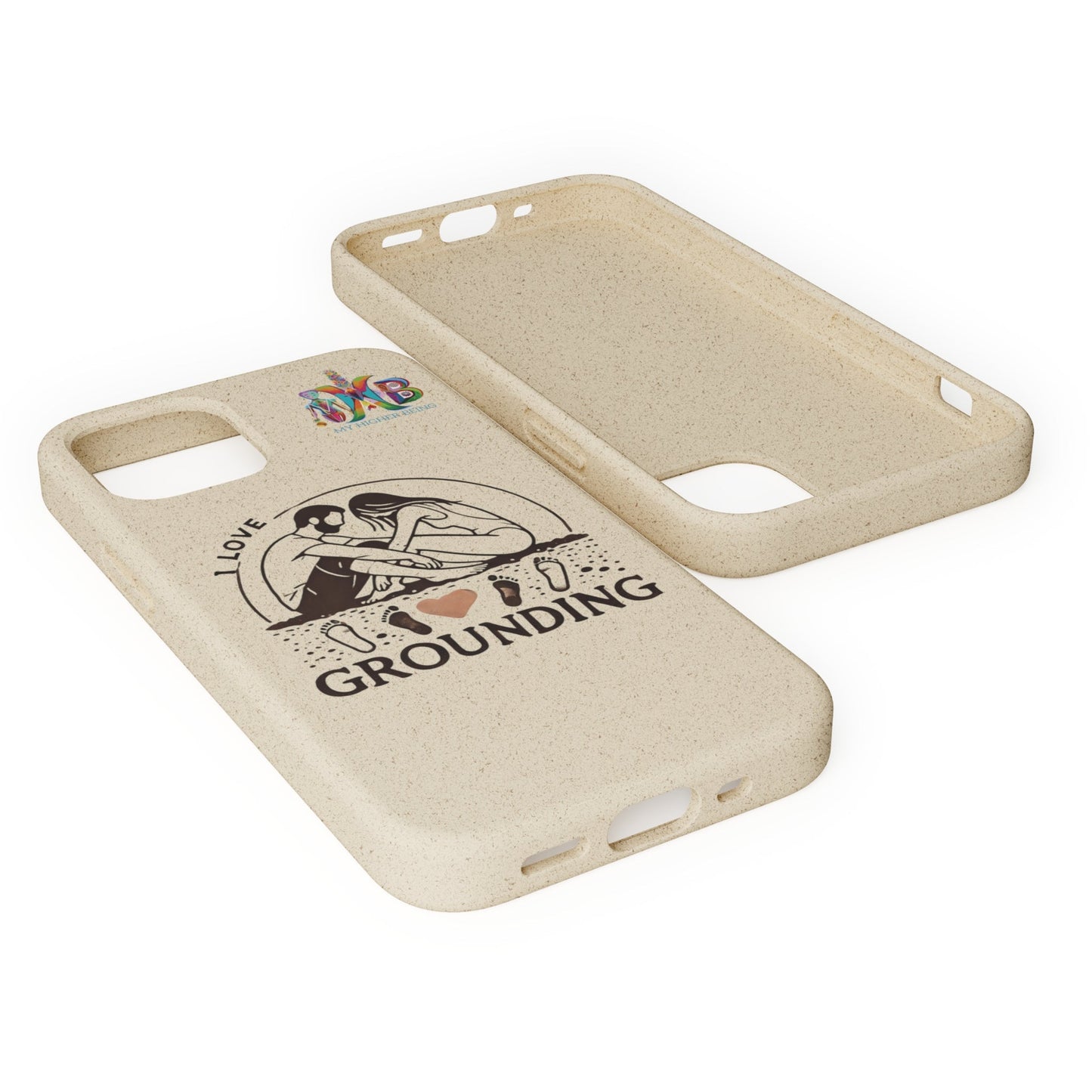 'I Love Grounding'_Plastic Free Biodegradable Phone Case (MHB Edition) - My Higher Being