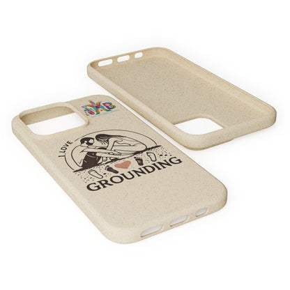 'I Love Grounding'_Plastic Free Biodegradable Phone Case (MHB Edition) - My Higher Being