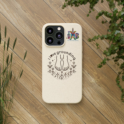 'I Love Grounding'_Plastic Free Biodegradable Phone Case (MHB Edition) - My Higher Being