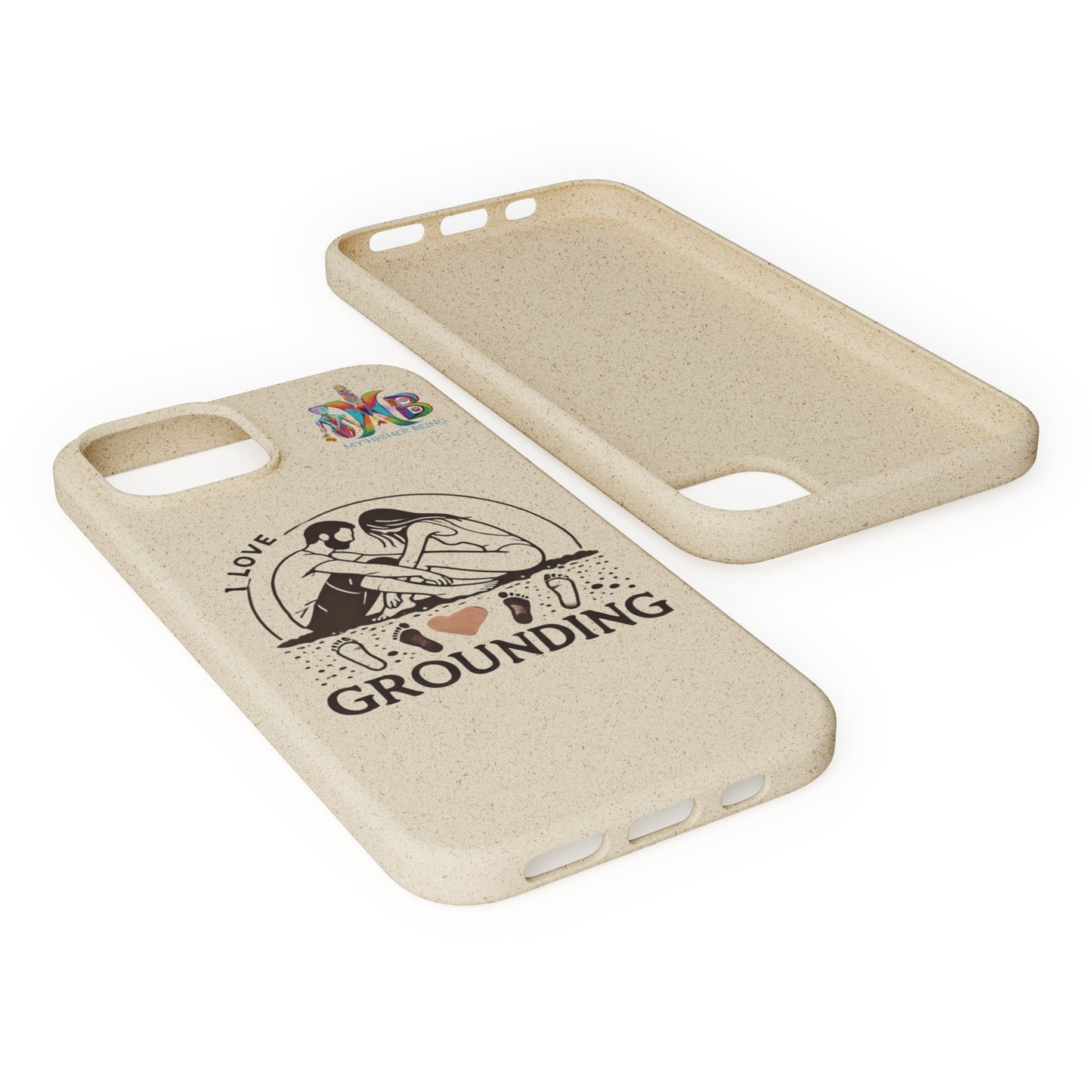 'I Love Grounding'_Plastic Free Biodegradable Phone Case (MHB Edition) - My Higher Being