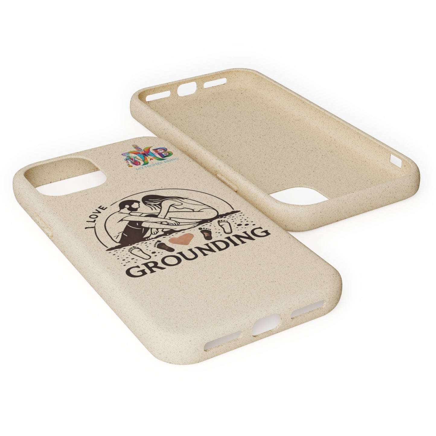 'I Love Grounding'_Plastic Free Biodegradable Phone Case (MHB Edition) - My Higher Being