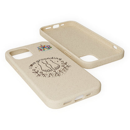 'I Love Grounding'_Plastic Free Biodegradable Phone Case (MHB Edition) - My Higher Being