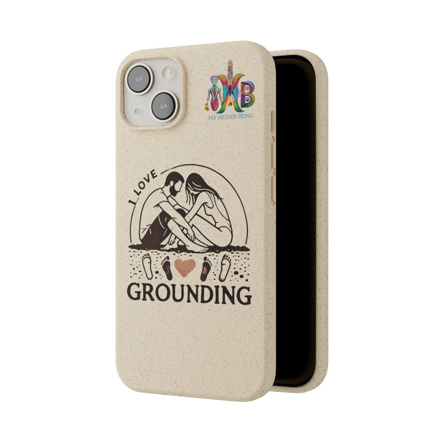 'I Love Grounding'_Plastic Free Biodegradable Phone Case (MHB Edition) - My Higher Being