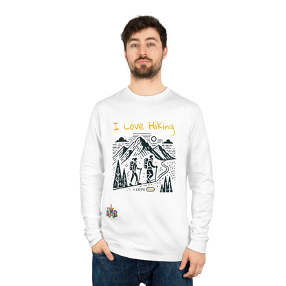 'I Love Hiking'_100% Organic Cotton Long Sleeve Tee - My Higher Being