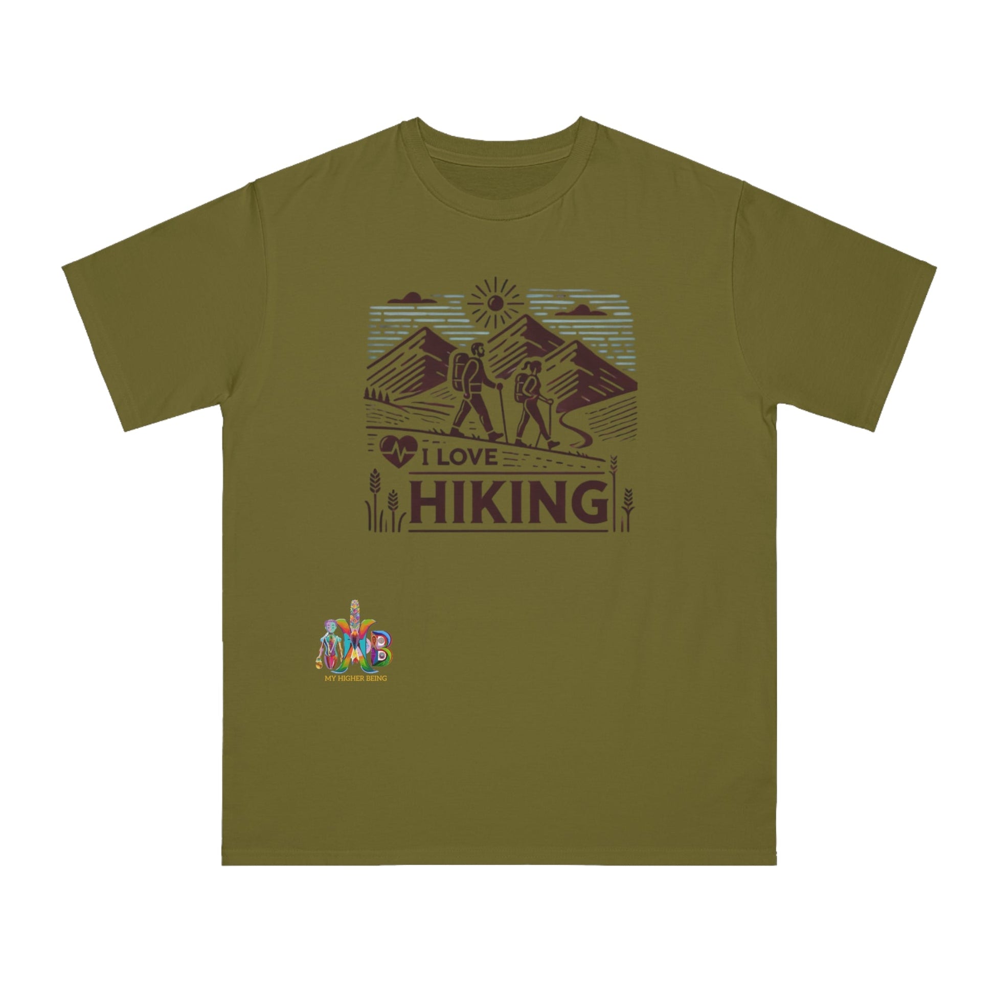 'I Love Hiking'_100% Organic Cotton T-Shirt - My Higher Being