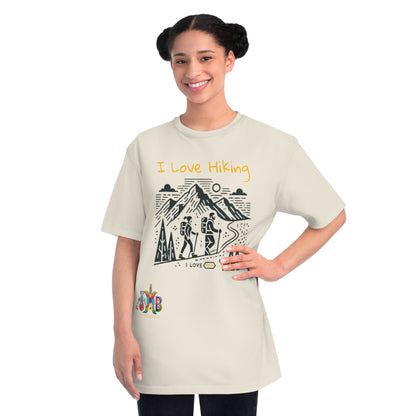 'I Love Hiking'_100% Organic Cotton T-Shirt - My Higher Being