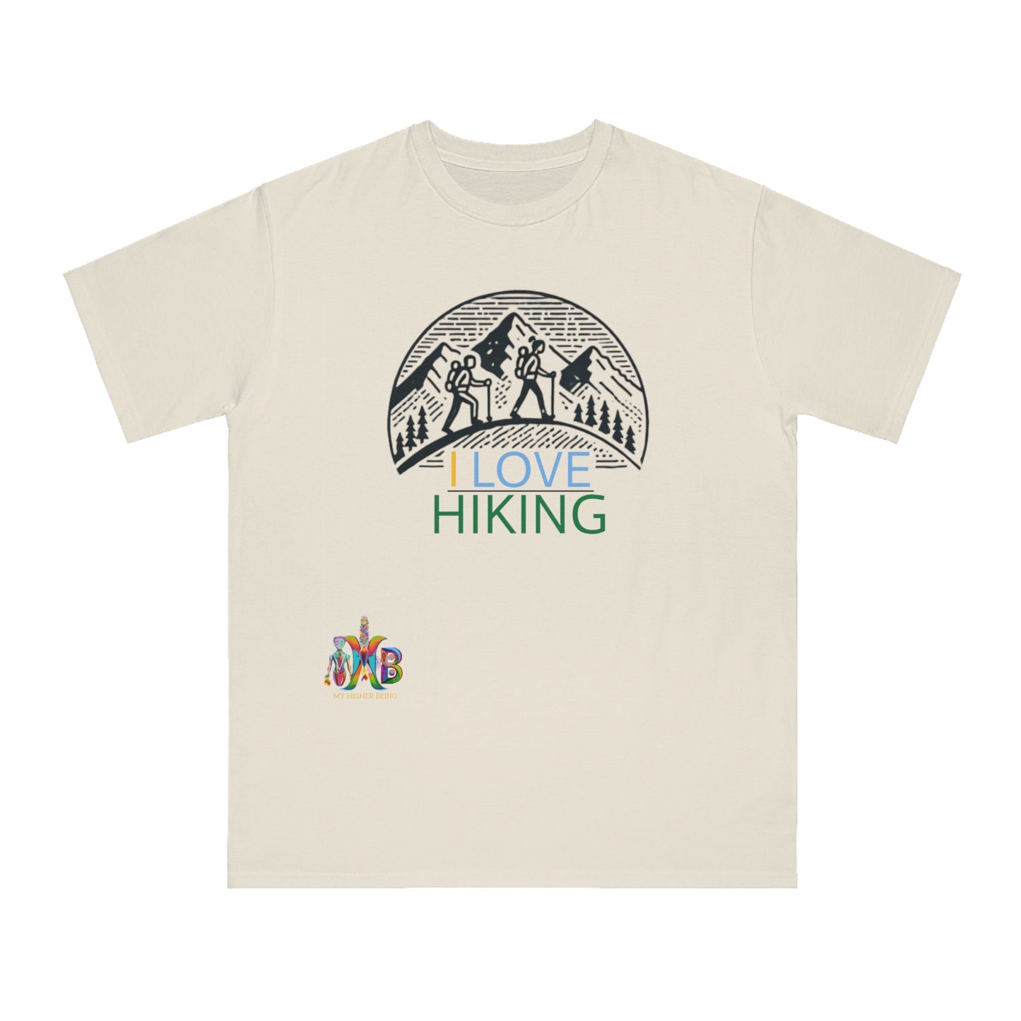 'I Love Hiking'_100% Organic Cotton T-Shirt - My Higher Being