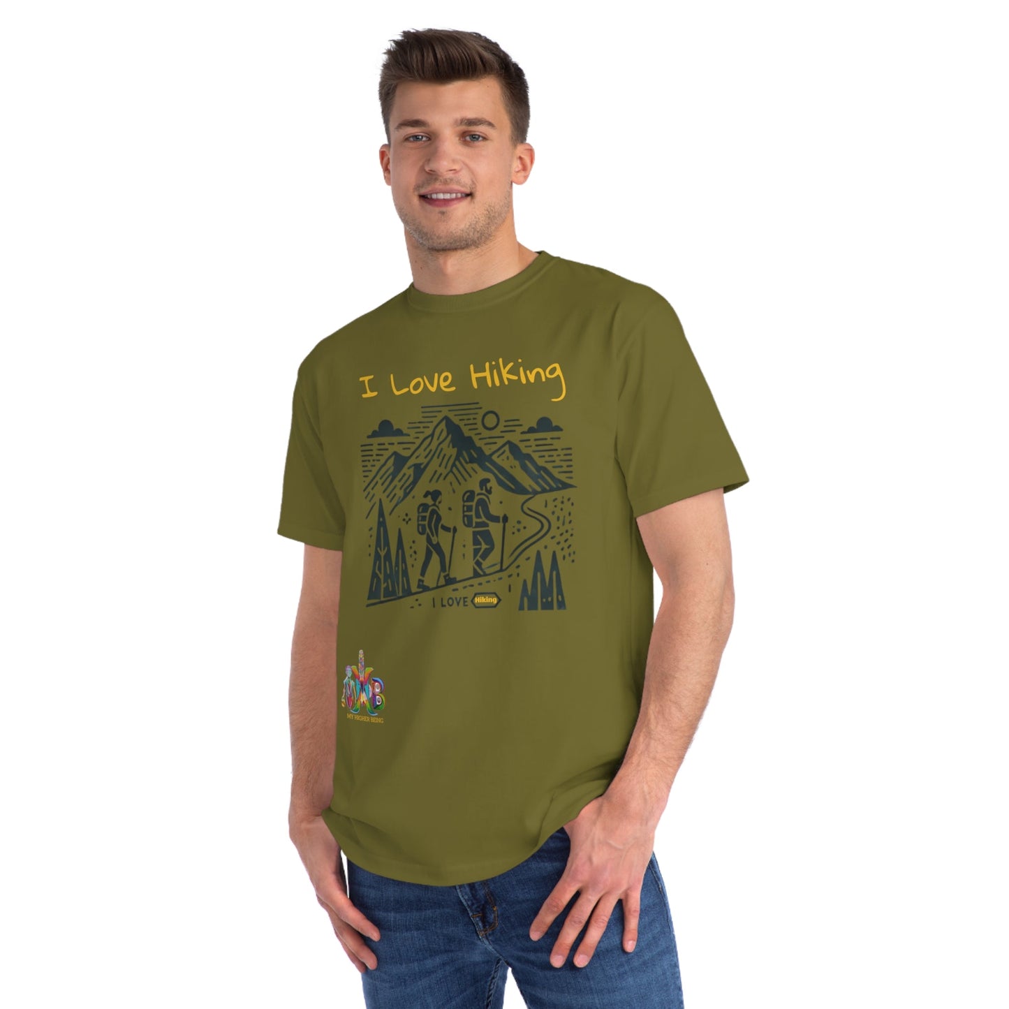 'I Love Hiking'_100% Organic Cotton T-Shirt - My Higher Being