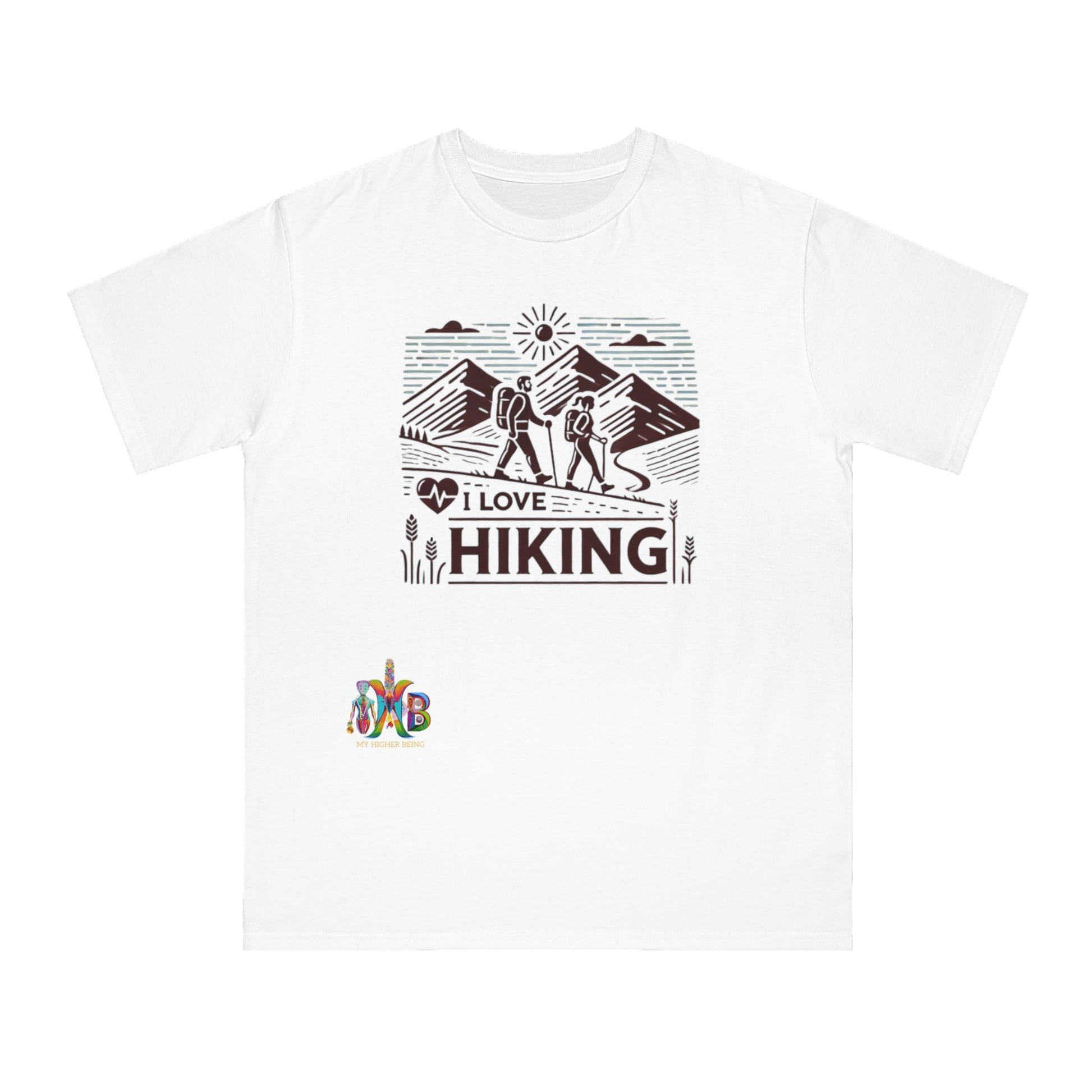 'I Love Hiking'_100% Organic Cotton T-Shirt - My Higher Being