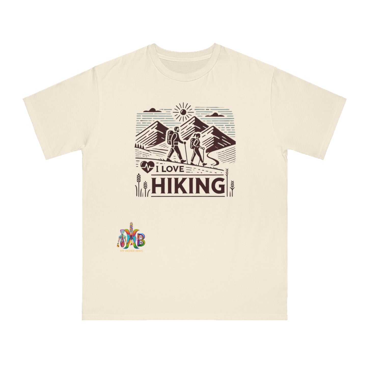 'I Love Hiking'_100% Organic Cotton T-Shirt - My Higher Being