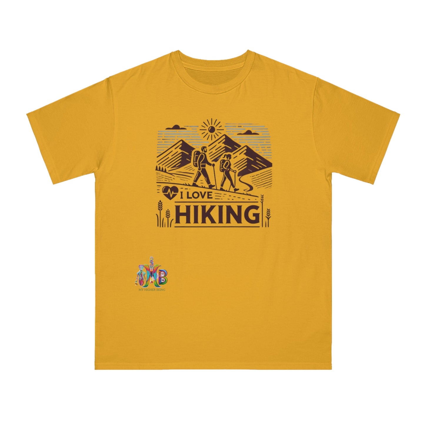 'I Love Hiking'_100% Organic Cotton T-Shirt - My Higher Being