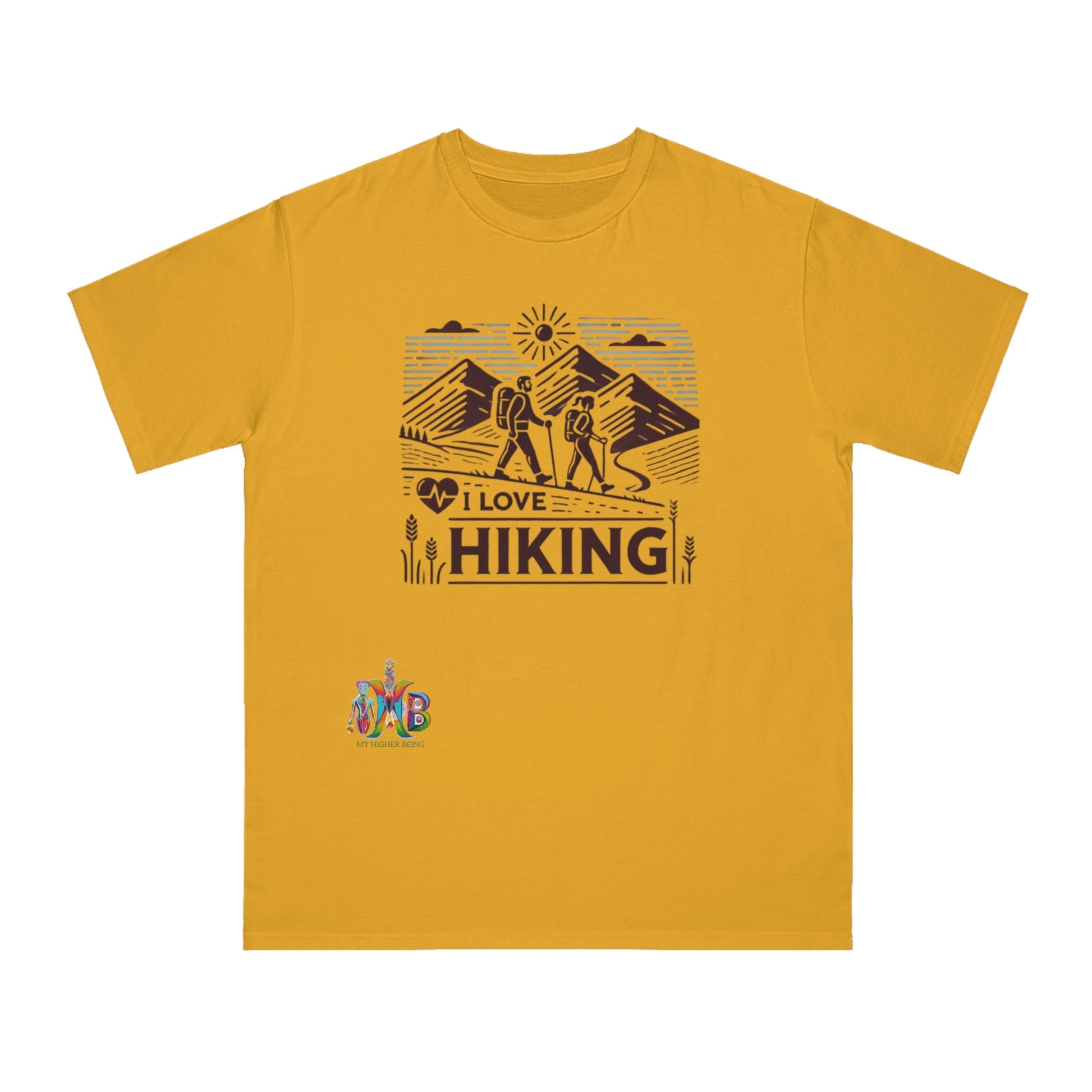 'I Love Hiking'_100% Organic Cotton T-Shirt - My Higher Being