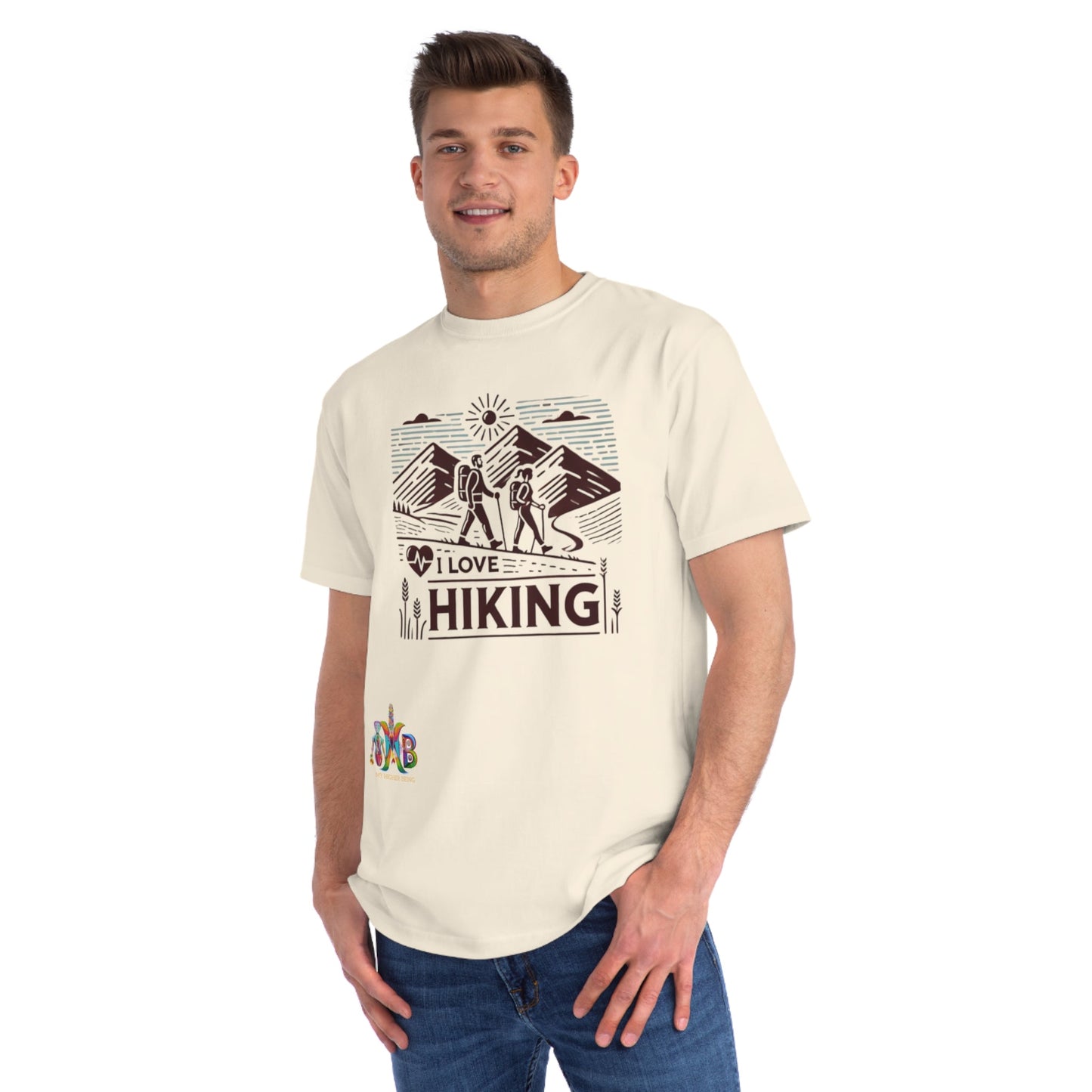 'I Love Hiking'_100% Organic Cotton T-Shirt - My Higher Being