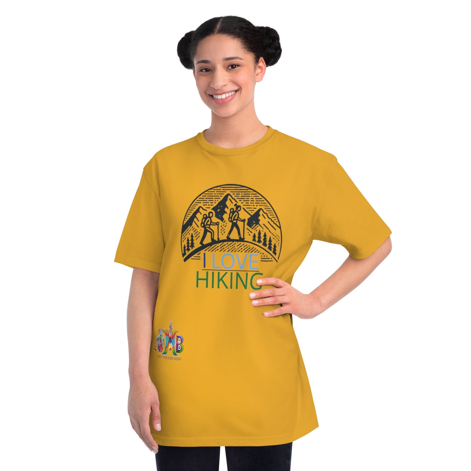 'I Love Hiking'_100% Organic Cotton T-Shirt - My Higher Being