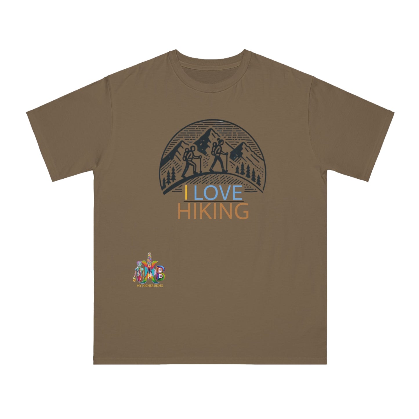 'I Love Hiking'_100% Organic Cotton T-Shirt - My Higher Being