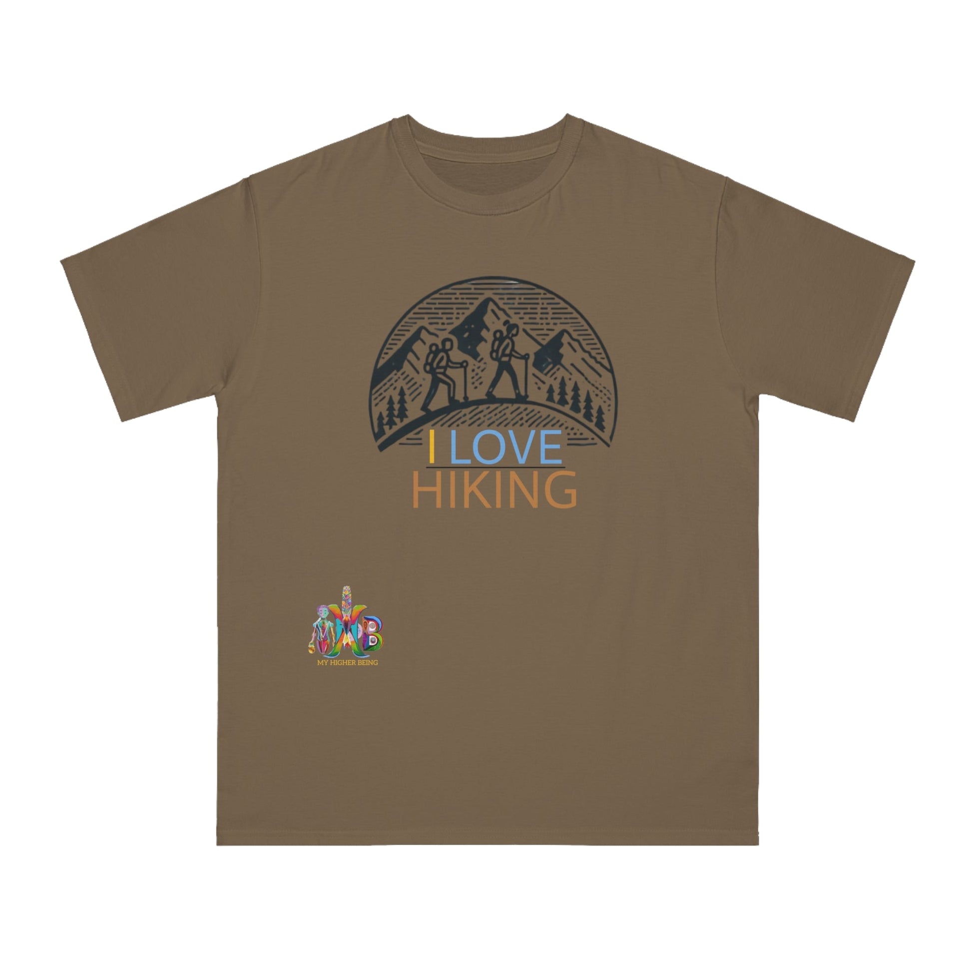 'I Love Hiking'_100% Organic Cotton T-Shirt - My Higher Being