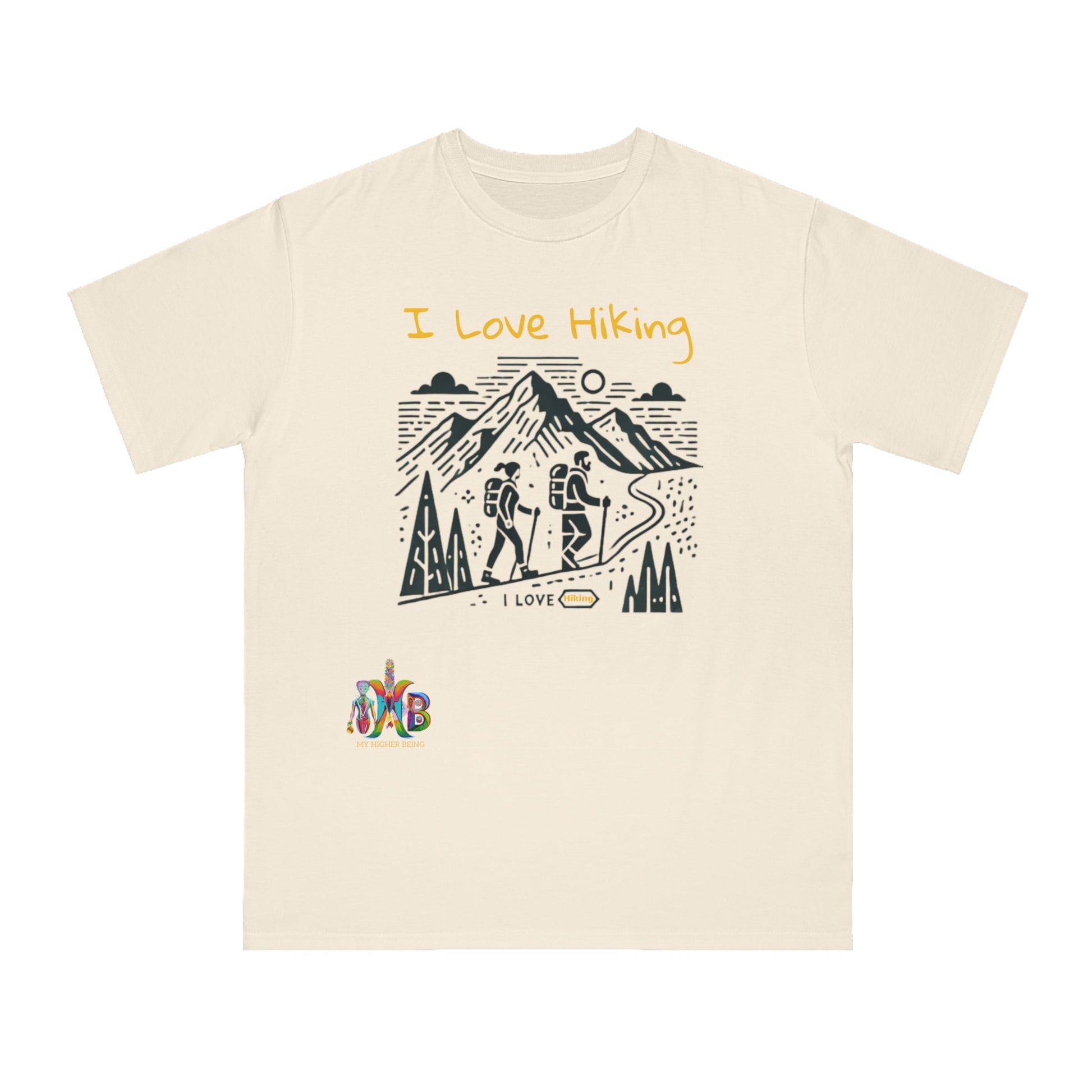 'I Love Hiking'_100% Organic Cotton T-Shirt - My Higher Being