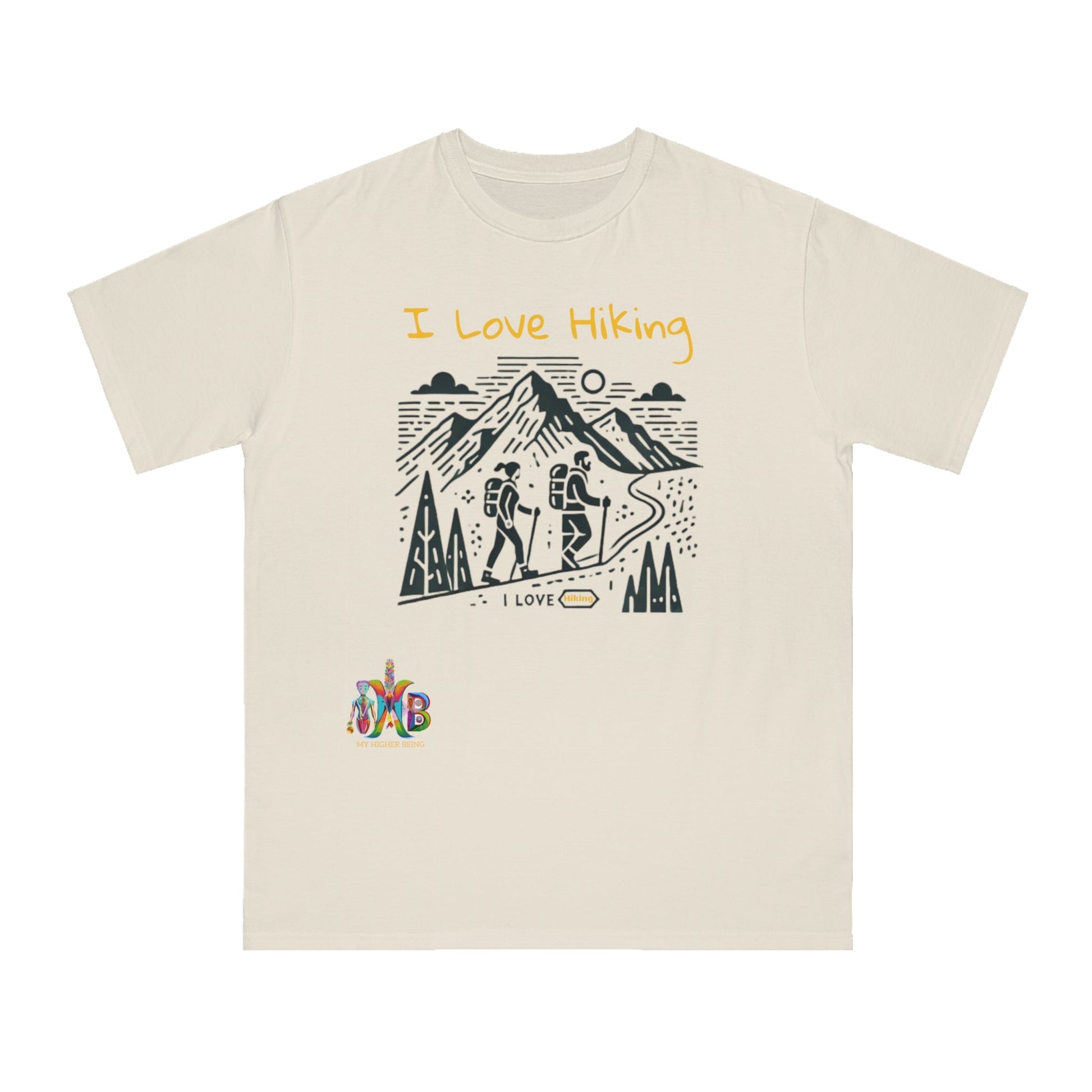 'I Love Hiking'_100% Organic Cotton T-Shirt - My Higher Being