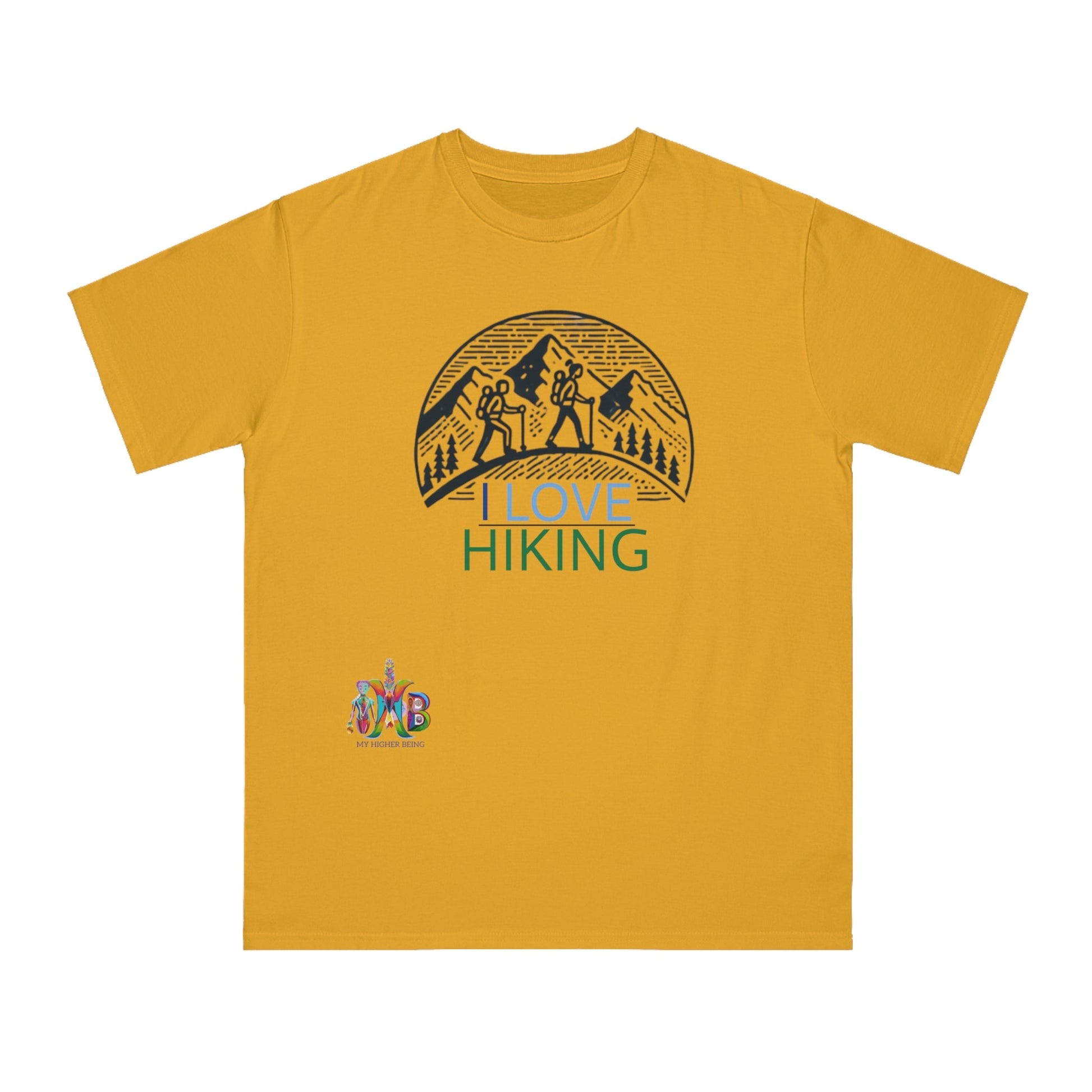 'I Love Hiking'_100% Organic Cotton T-Shirt - My Higher Being