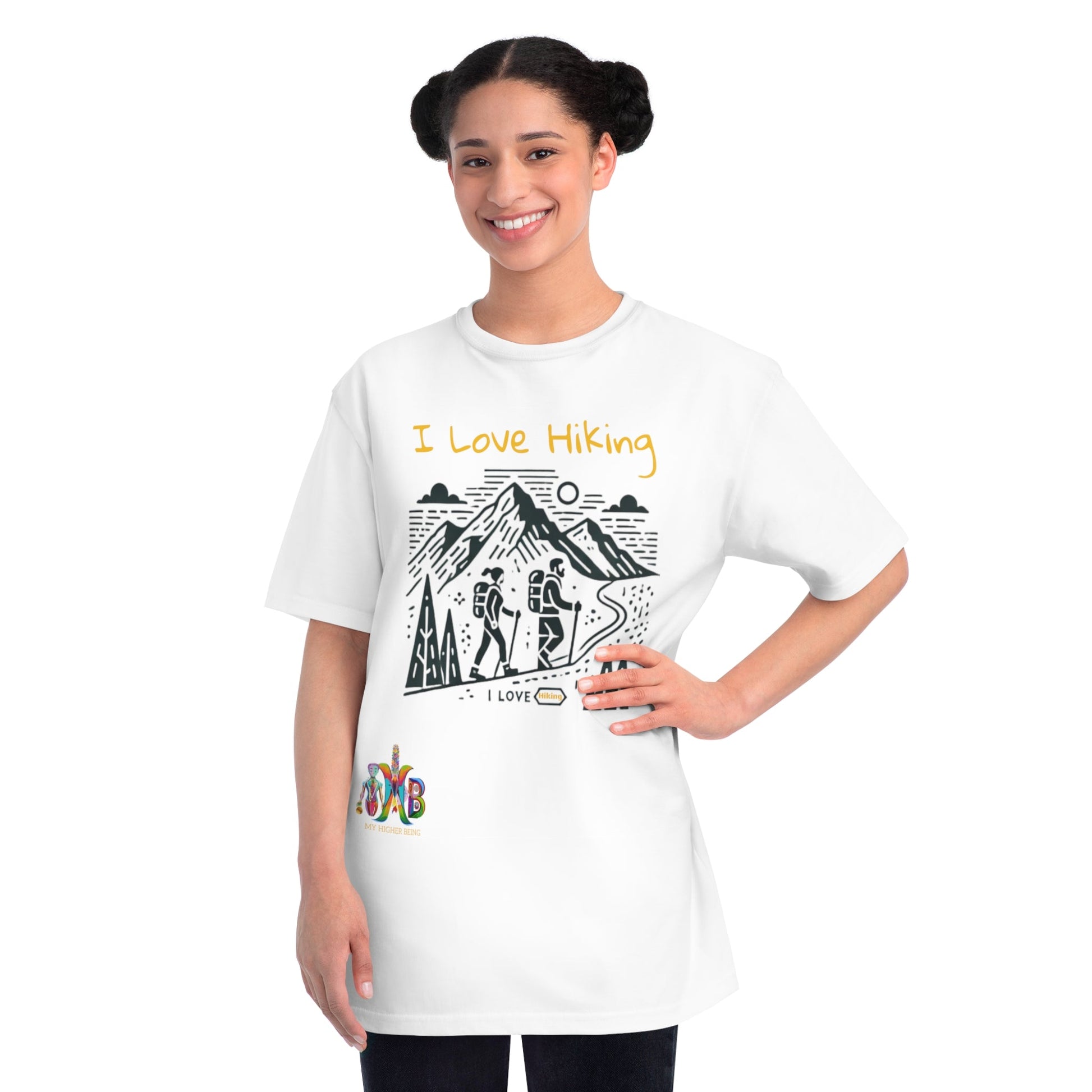 'I Love Hiking'_100% Organic Cotton T-Shirt - My Higher Being