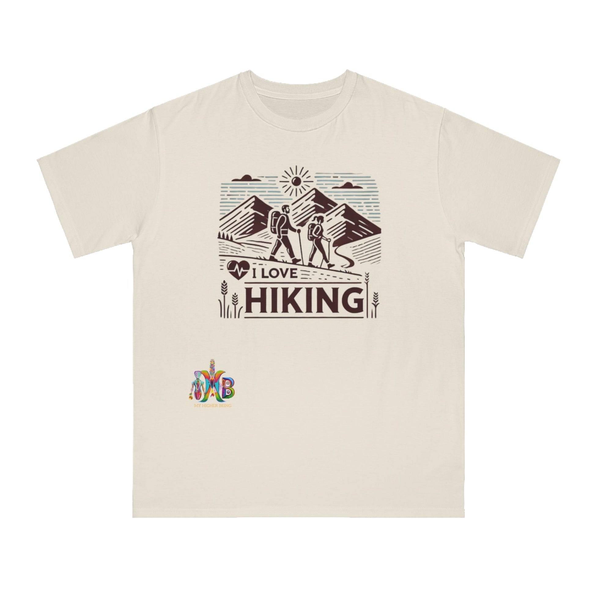 'I Love Hiking'_100% Organic Cotton T-Shirt - My Higher Being