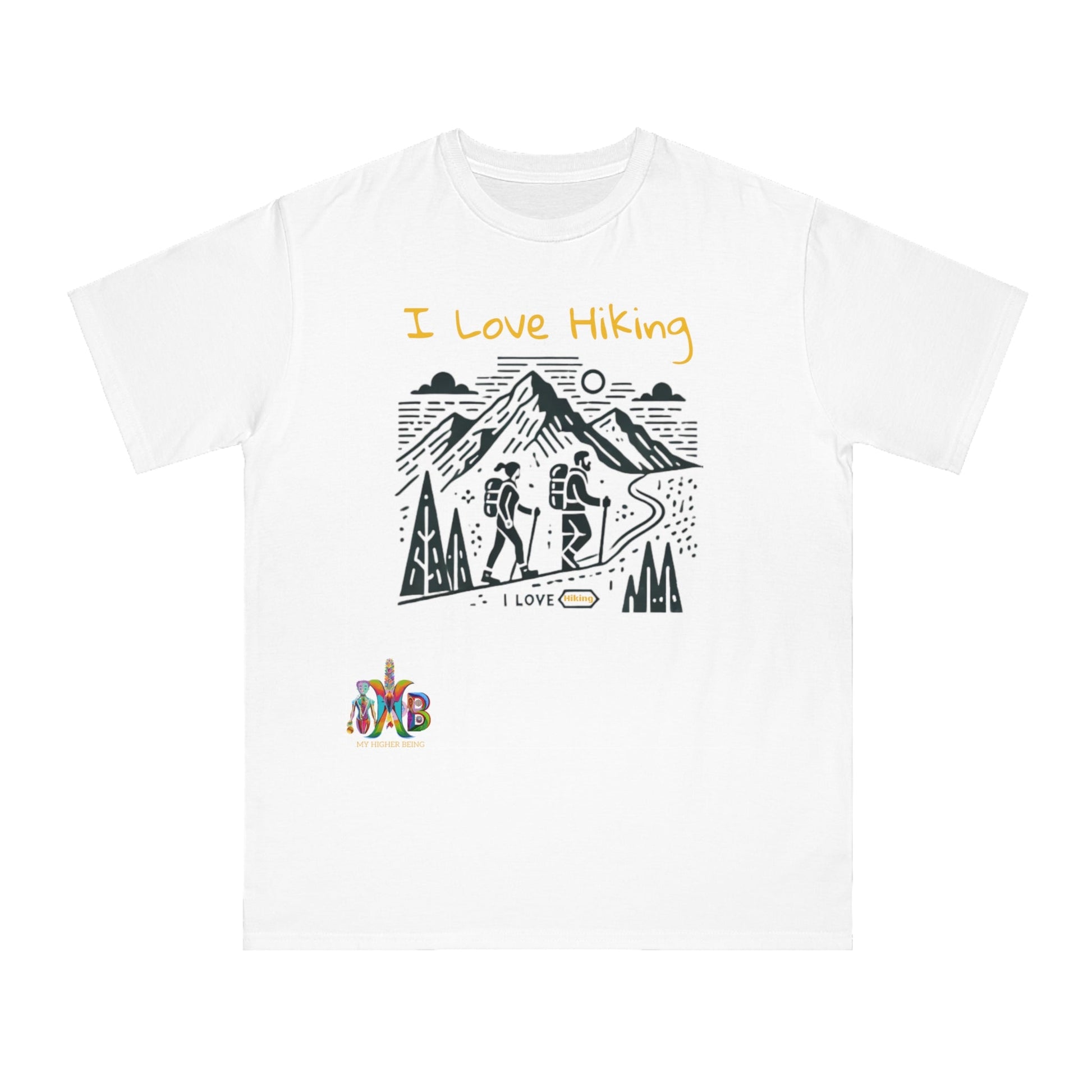 'I Love Hiking'_100% Organic Cotton T-Shirt - My Higher Being