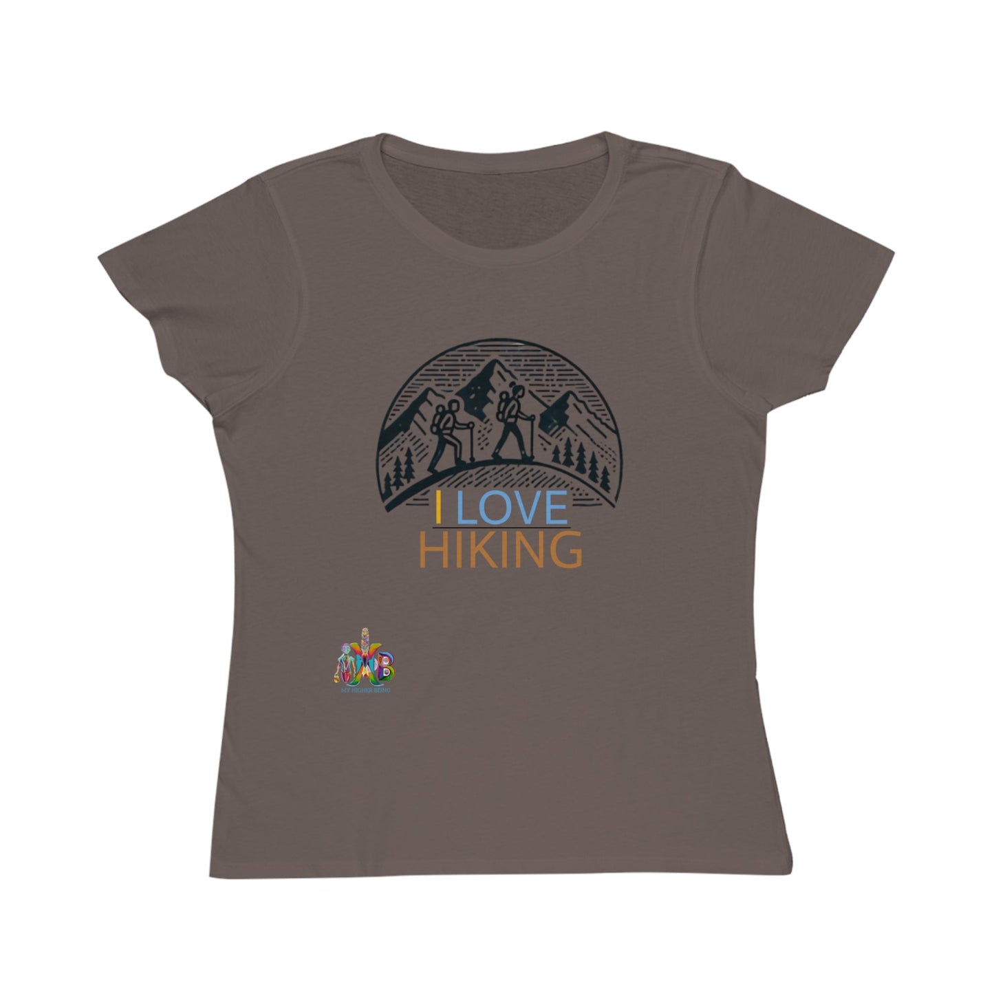 'I Love Hiking'_100% Organic Women's Classic T-Shirt - My Higher Being