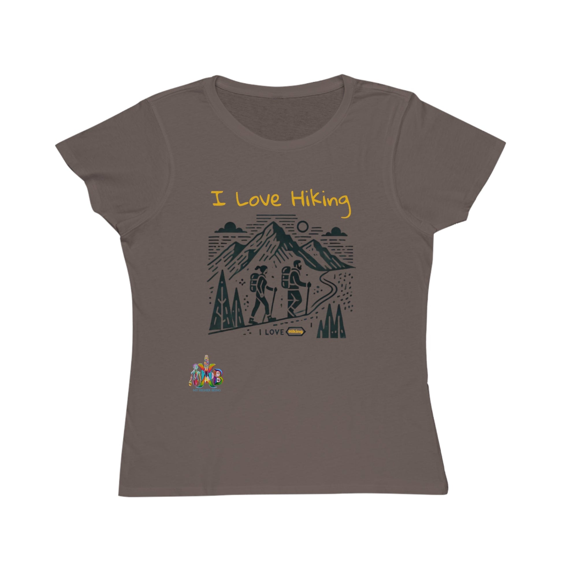 'I Love Hiking'_100% Organic Women's Classic T-Shirt - My Higher Being