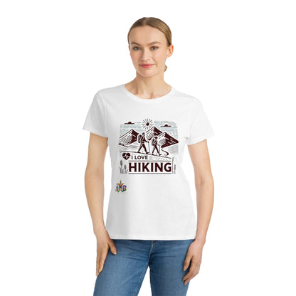 'I Love Hiking'_100% Organic Women's Classic T-Shirt - My Higher Being