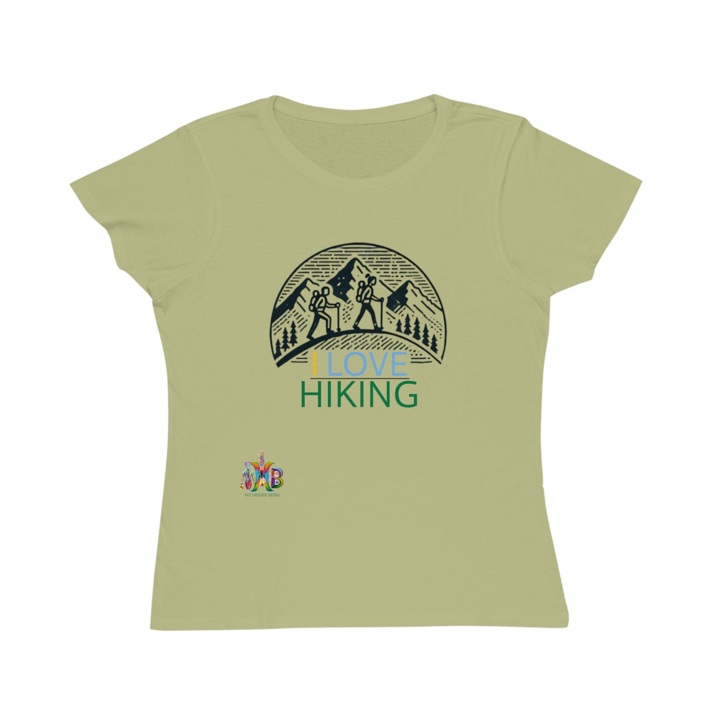 'I Love Hiking'_100% Organic Women's Classic T-Shirt - My Higher Being