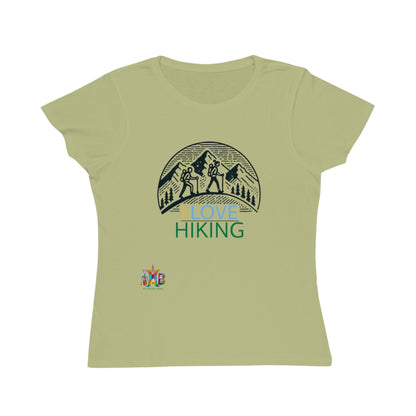 'I Love Hiking'_100% Organic Women's Classic T-Shirt - My Higher Being