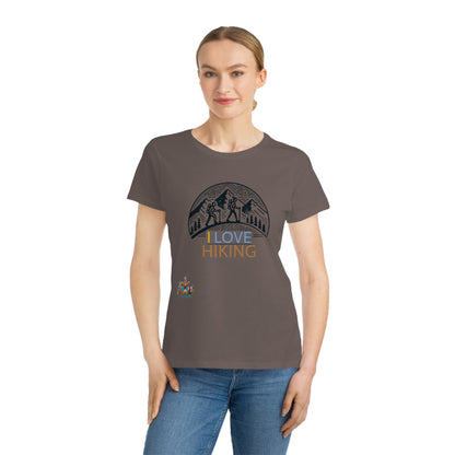 'I Love Hiking'_100% Organic Women's Classic T-Shirt - My Higher Being