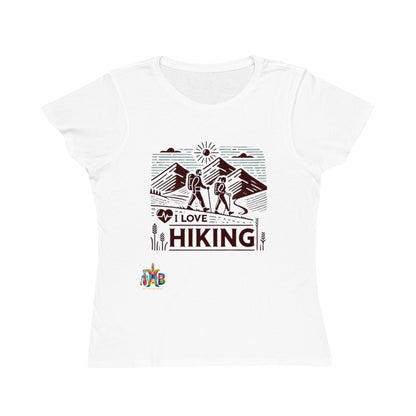 'I Love Hiking'_100% Organic Women's Classic T-Shirt - My Higher Being